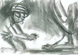 I come to youdraped in shadows of grey, that percolate their roots deep.You t...