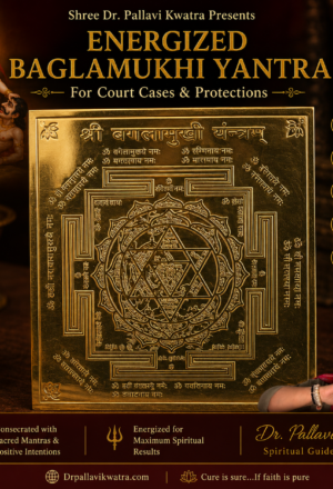 Energized Baglamukhi Yantra