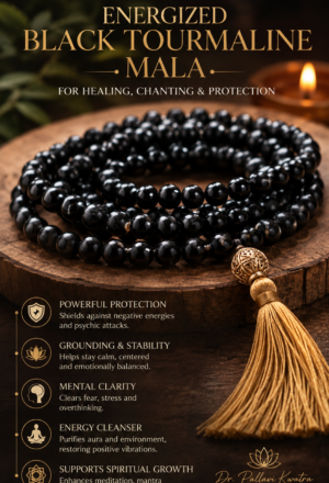 Energized Black Tourmaline Mala