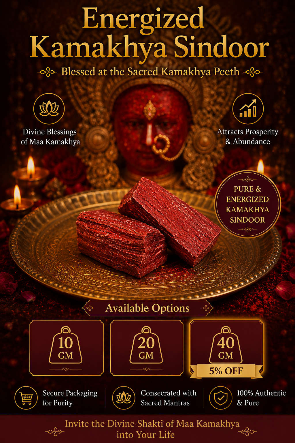 Energized Kamakhya Sindoor