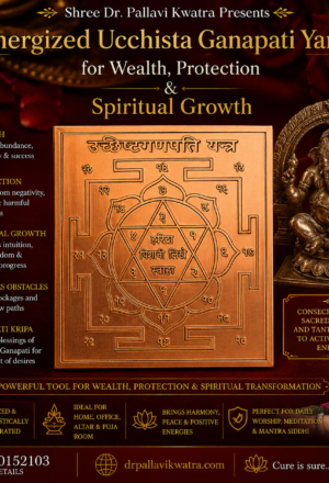 Energized Ucchista Ganapati Yantra