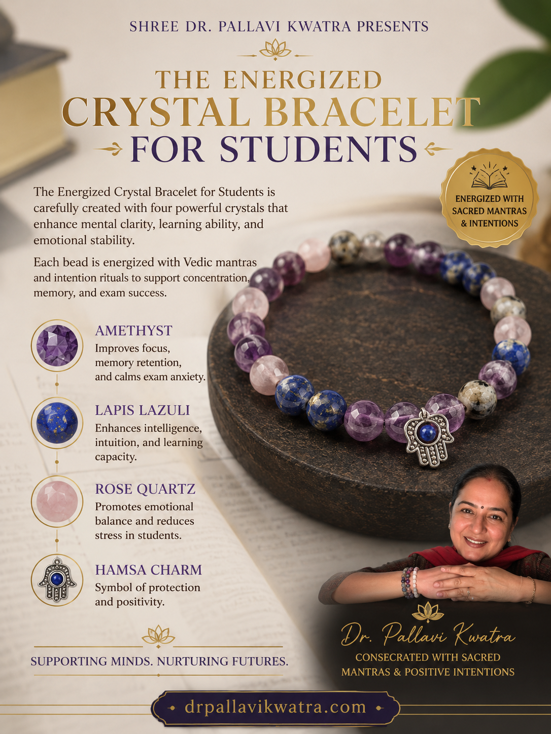 Energized Crystal Bracelet for Students