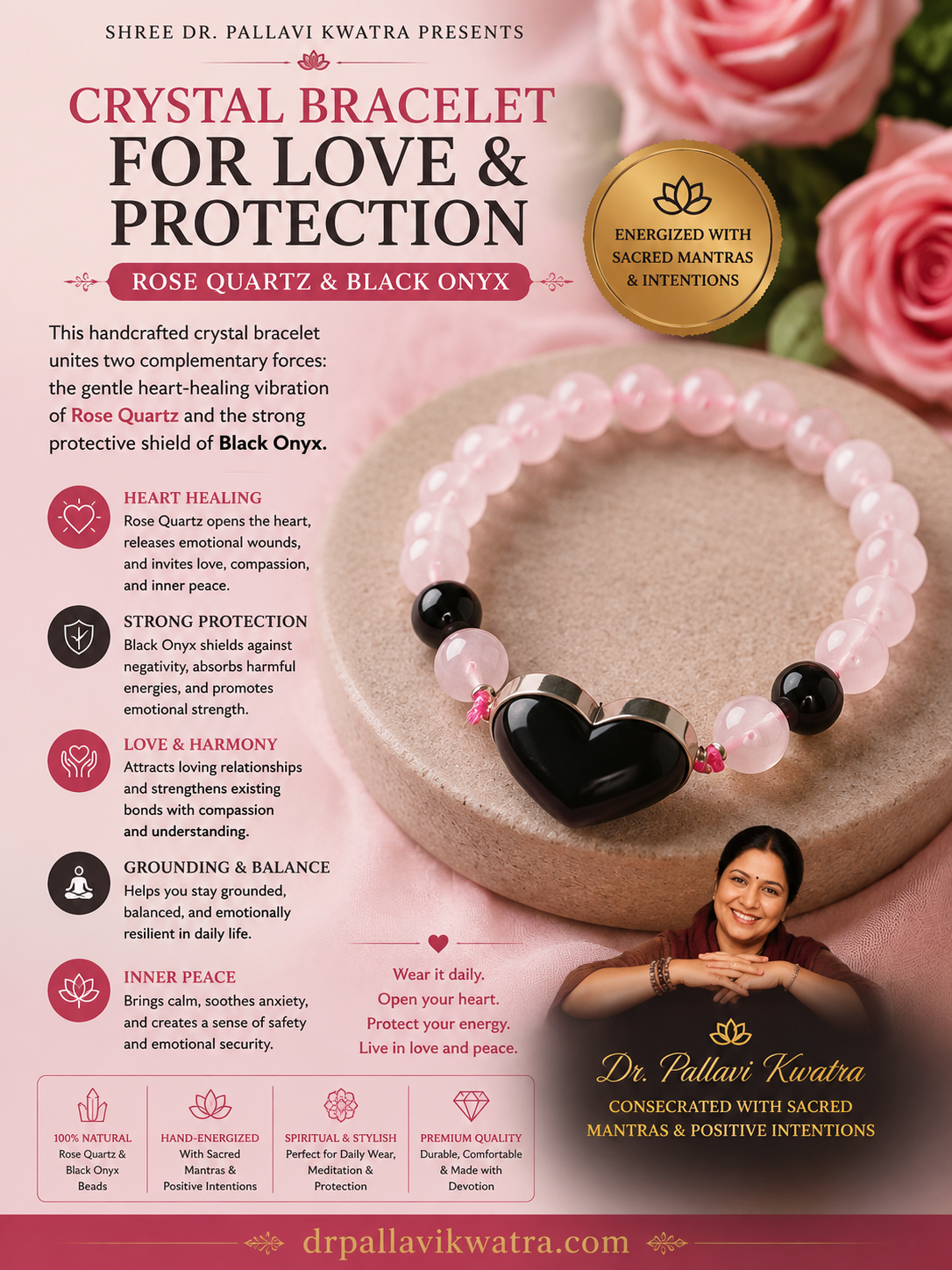 Energized Bracelet for Love and Protection