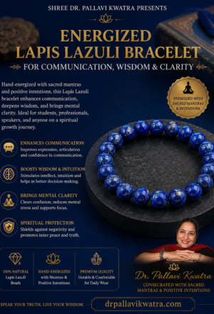 Energized Lapis Lazuli Bracelet for Communication